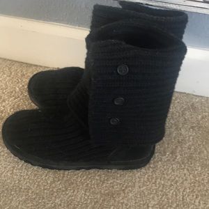 Black UGG boots